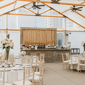 Pavilion for corporate events at ICONA Diamond Beach